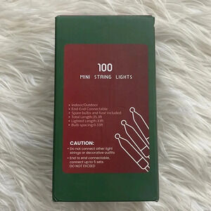 NIB! Pink and orange mini string lights